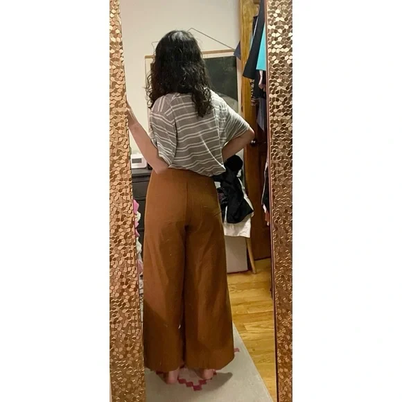 esby | Lucia wide leg canvas pant - Picture 6 of 11